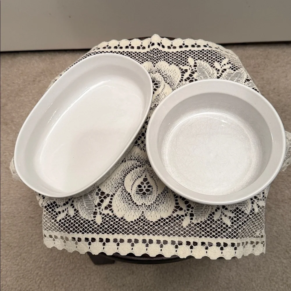 Corning Corelle - Oval Individual Covered Casserole & Round Bakeware Dish - Picture 5 of 8